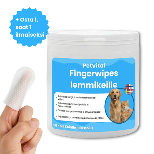 Sormipyyhkeet lemmikeille